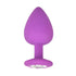 Loving Joy Jewelled Silicone Butt Plug Purple -Large