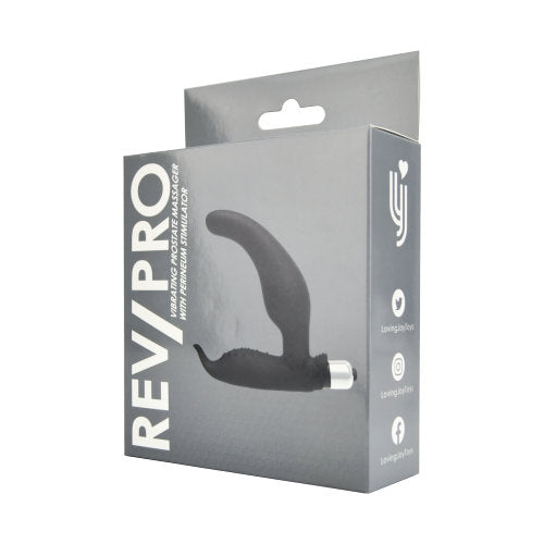 Rev-Pro Vibrating Prostate Massager with Perineum Stimulator