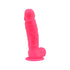 Loving Joy 7 Inch Realistic Silicone Dildo with Suction Cup and Balls Pink