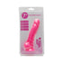 Loving Joy 7 Inch Realistic Silicone Dildo with Suction Cup and Balls Pink