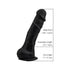 Loving Joy 7 Inch Realistic Silicone Dildo with Suction Cup and Balls Black