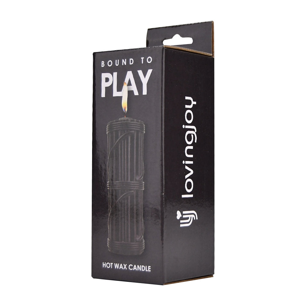 Bound to Play. Hot Wax Candle Black