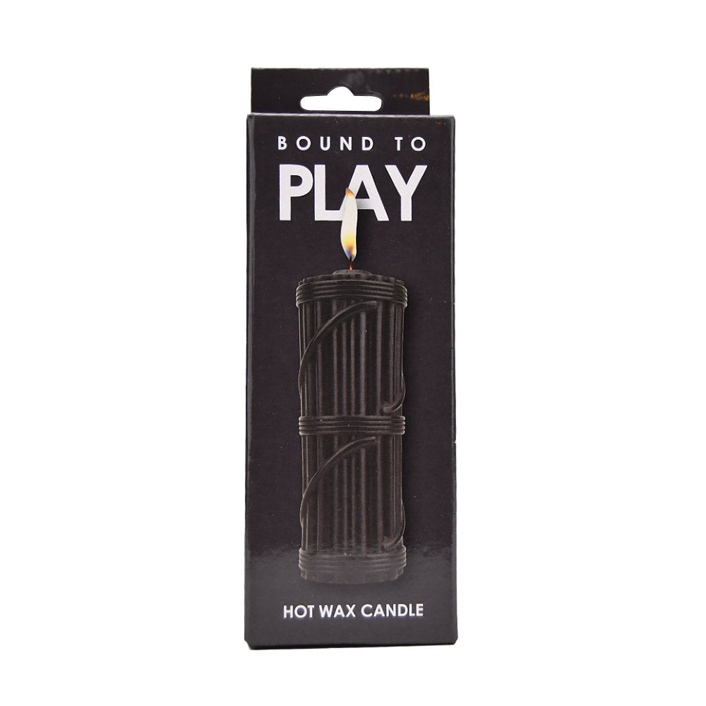 Bound to Play. Hot Wax Candle Black