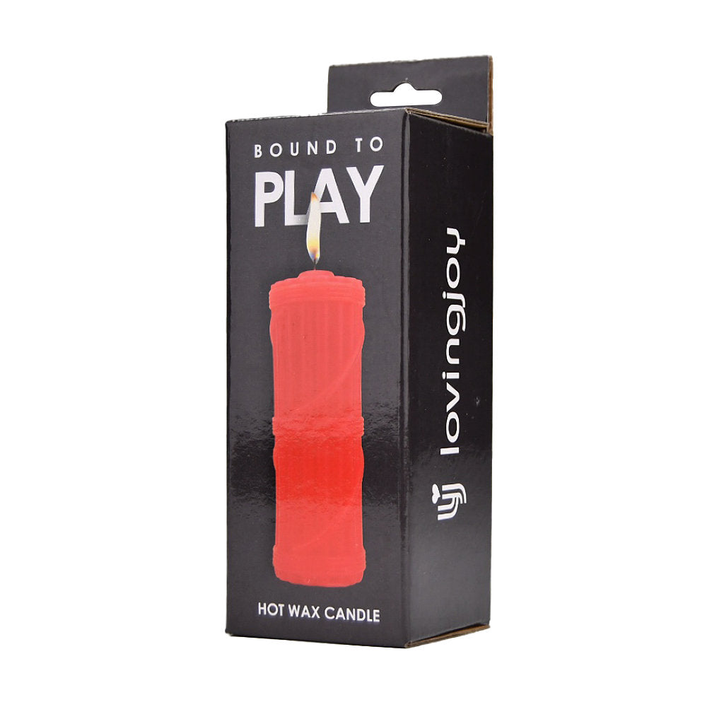 Bound to Play. Hot Wax Candle Red