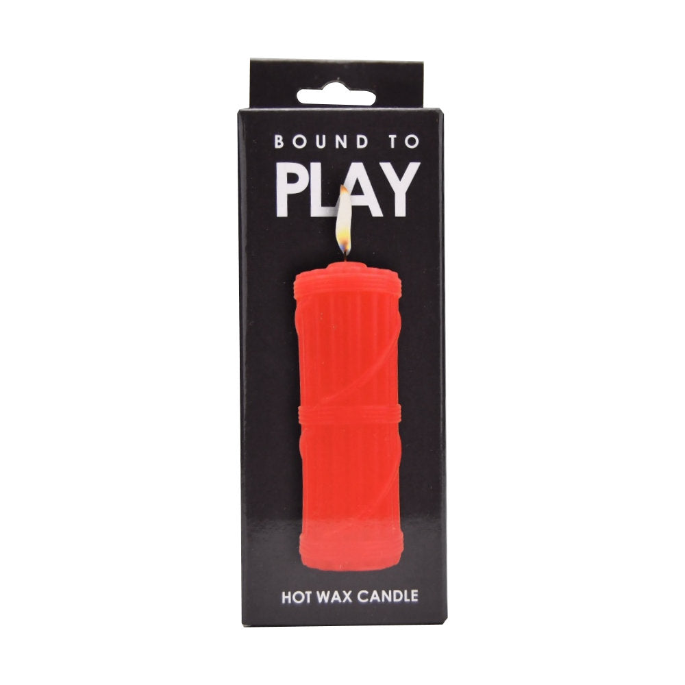 Bound to Play. Hot Wax Candle Red