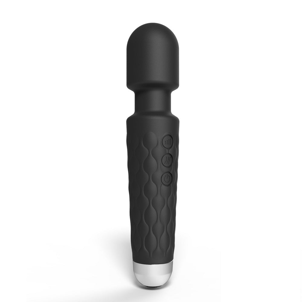 Loving Joy 20 Function Wand Vibrator Black