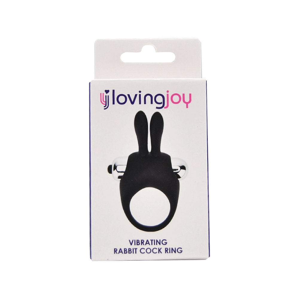 Loving Joy Silicone Vibrating Rabbit Cock Ring