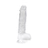 Loving Joy 6 Inch Dildo with Balls Clear