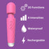 Loving Joy 20 Function Wand Vibrator Pink