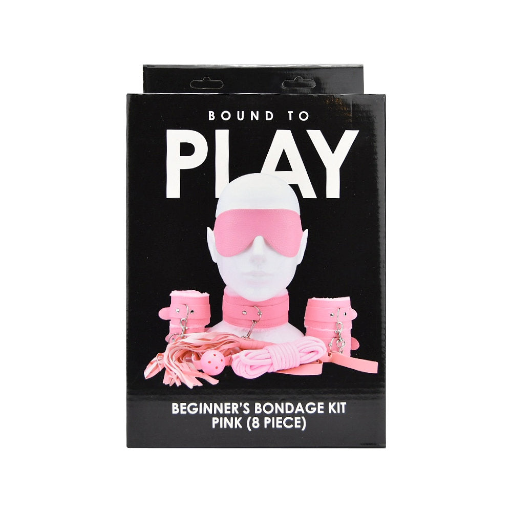 Bound to Play Beginner's Bondage Kit Pink (8 Piece)