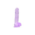 Loving Joy 6 Inch Dildo with Balls Purple