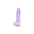 Loving Joy 6 Inch Dildo with Balls Purple