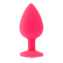 Toosh Pink Silicone Butt Plug Large