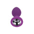 Toosh Purple Silicone Butt Plug Small