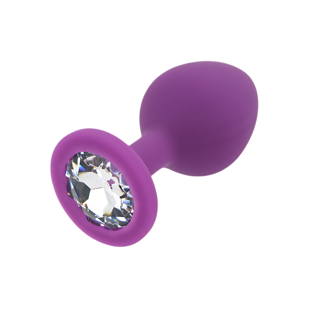 Toosh Purple Silicone Butt Plug Medium