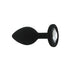 Toosh Black Silicone Butt Plug Small