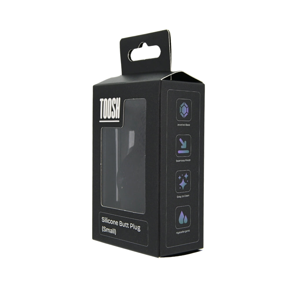 Toosh Black Silicone Butt Plug Small