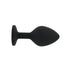 Toosh Black Silicone Butt Plug Medium