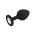 Toosh Black Silicone Butt Plug Medium