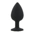 Toosh Black Silicone Butt Plug Large
