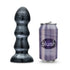 Jet Black Jack Large Ribbed Butt Plug 7 inches