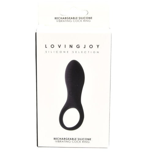 Loving Joy Rechargeable Silicone Vibrating Cock Ring