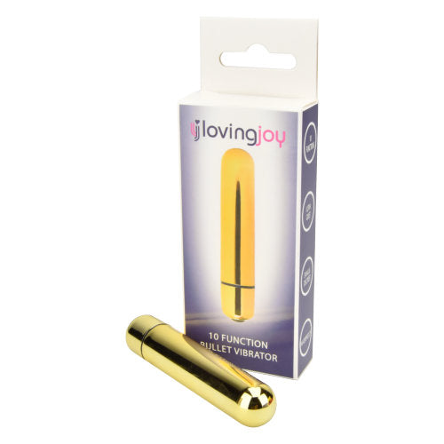 Loving Joy 10 Function Gold Bullet Vibrator