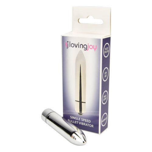 Loving Joy Single Speed Silver Bullet Vibrator