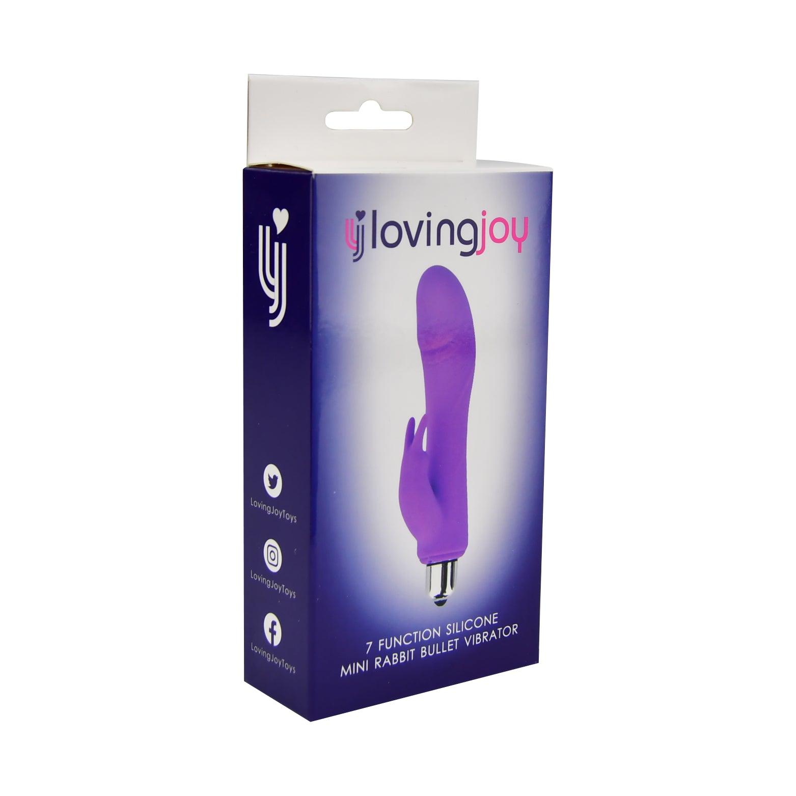 Loving Joy 7 Function Silicone Mini Rabbit Bullet Vibrator