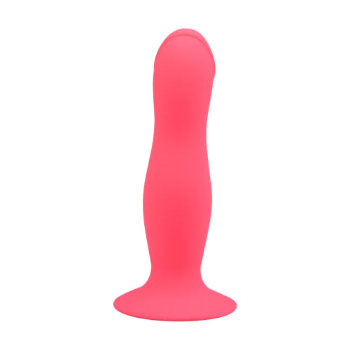 Loving Joy 6 Inch Silicone Dildo with Suction Cup Pink