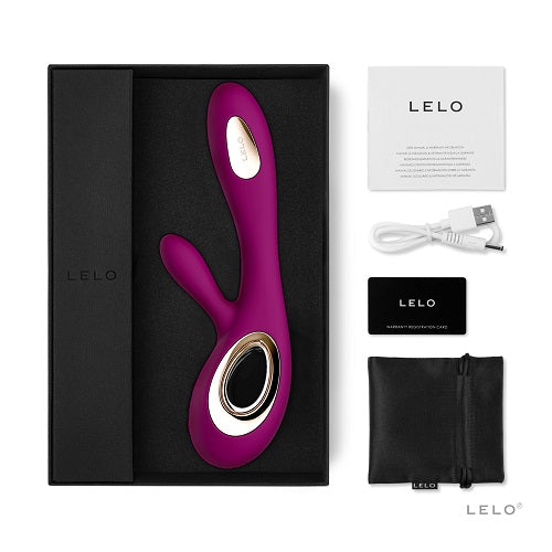 Lelo Soraya Wave Dual Action Vibrator Deep Rose