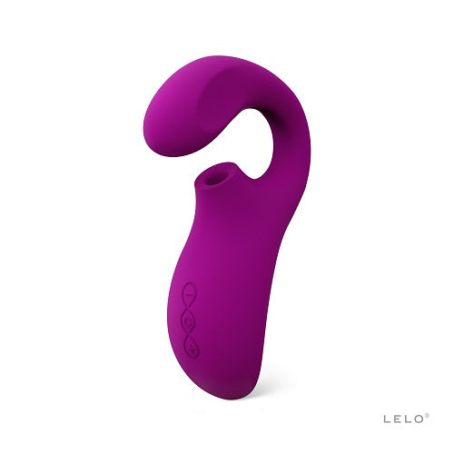 LELO Enigma Dual Stimulation Sonic Massager Deep Rose