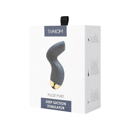 Svakom Pulse Pure Suction Stimulator Navy Blue