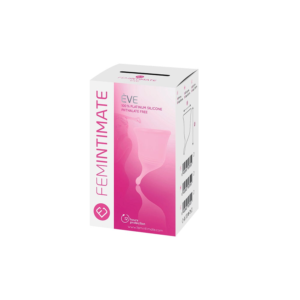 Femintimate Eve Menstrual Cup with Curved Stem Large