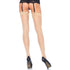 Leg Avenue Sheer Stockings With Backseam-Nude